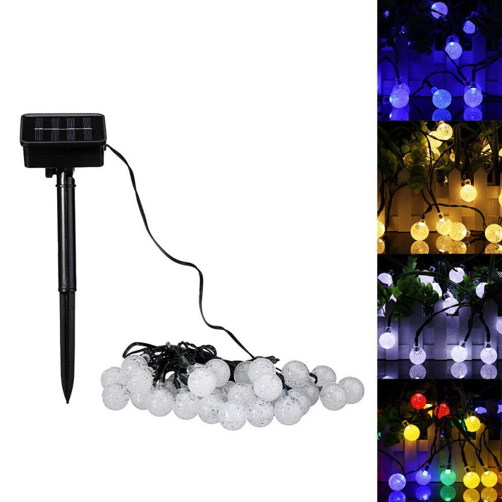 (Multi Color) 30 LED Solar Power Christmas Fairy String Light Party Outdoor Patio Decor Lamp