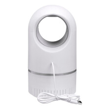 (White without Adapter) Photocatalyst 360 LED Mosquito Trapping Catcher Lamp Insect Trap Light USB Mosquito Lamp Fy Repellent Mosquito Dispeller Killer