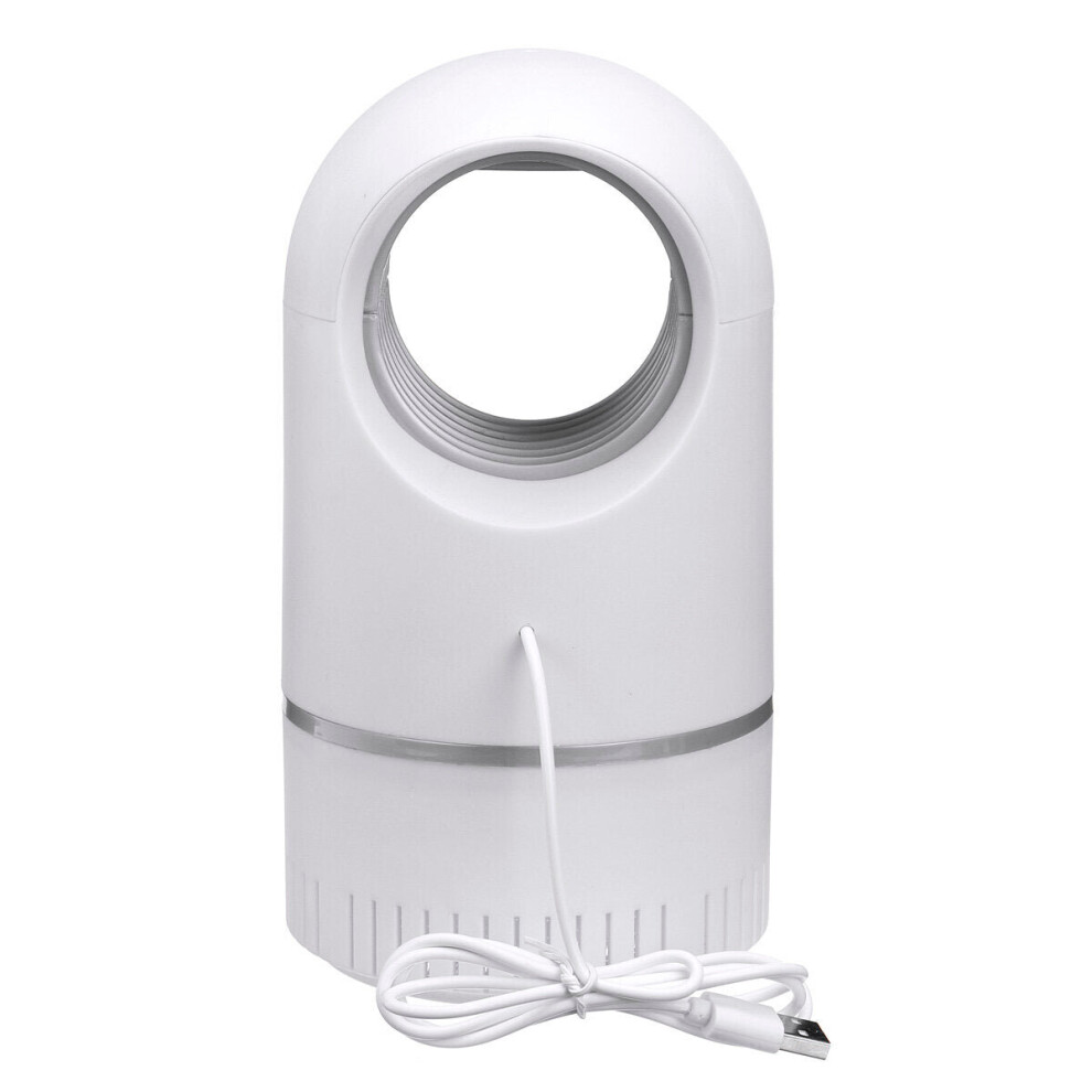 (White without Adapter) Photocatalyst 360 LED Mosquito Trapping Catcher Lamp Insect Trap Light USB Mosquito Lamp Fy Repellent Mosquito Dispeller Kille