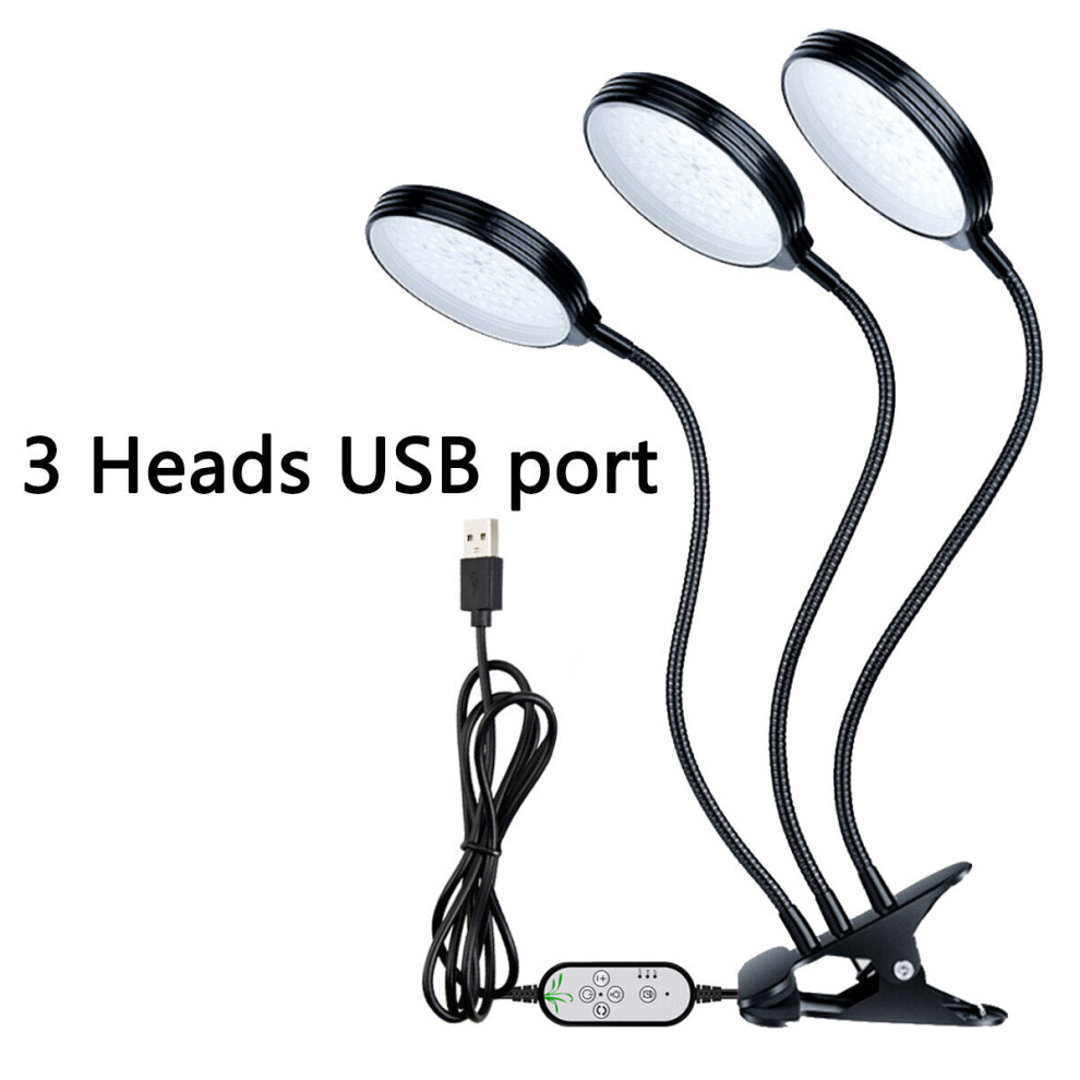 (45W) 234 LED Plant Grow Light Lamp Bulb With Desk Clip Flower Indoor Seed