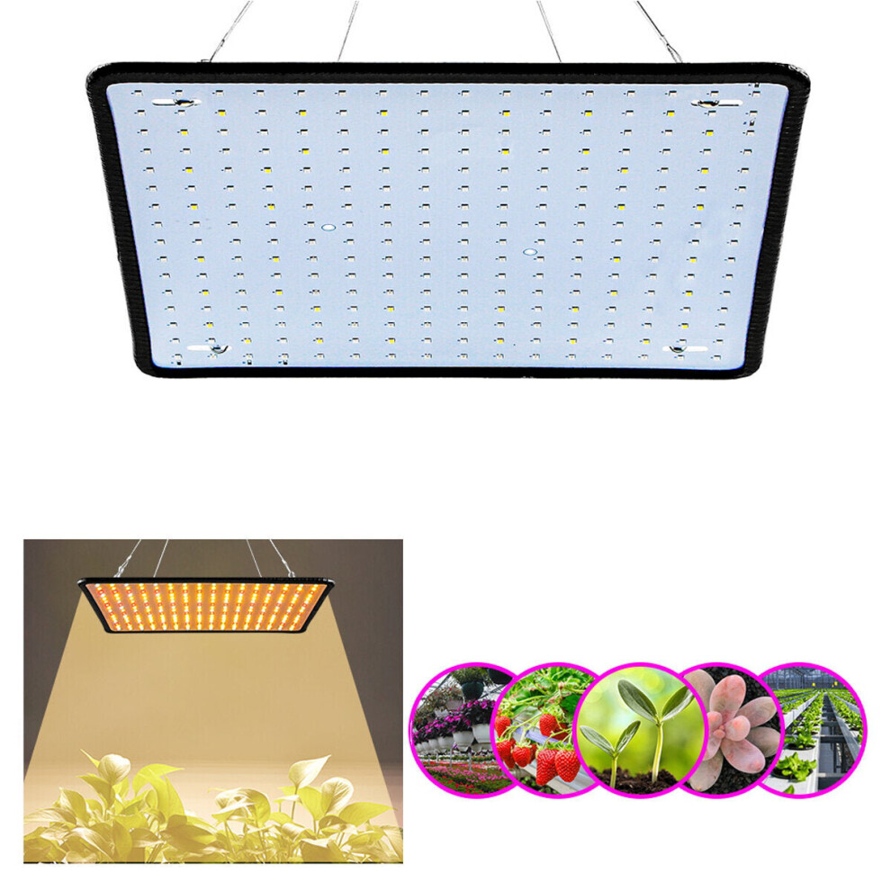 (Natural light, EU Plug) 256LED Full Spectrum Plant UV Grow Light Veg Lamp For Indoor Hydroponic Plant