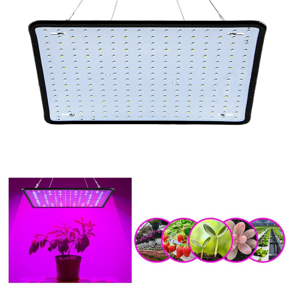 (LED Full Spectrum, US Plug) 256LED Full Spectrum Plant UV Grow Light Veg Lamp For Indoor Hydroponic Plant