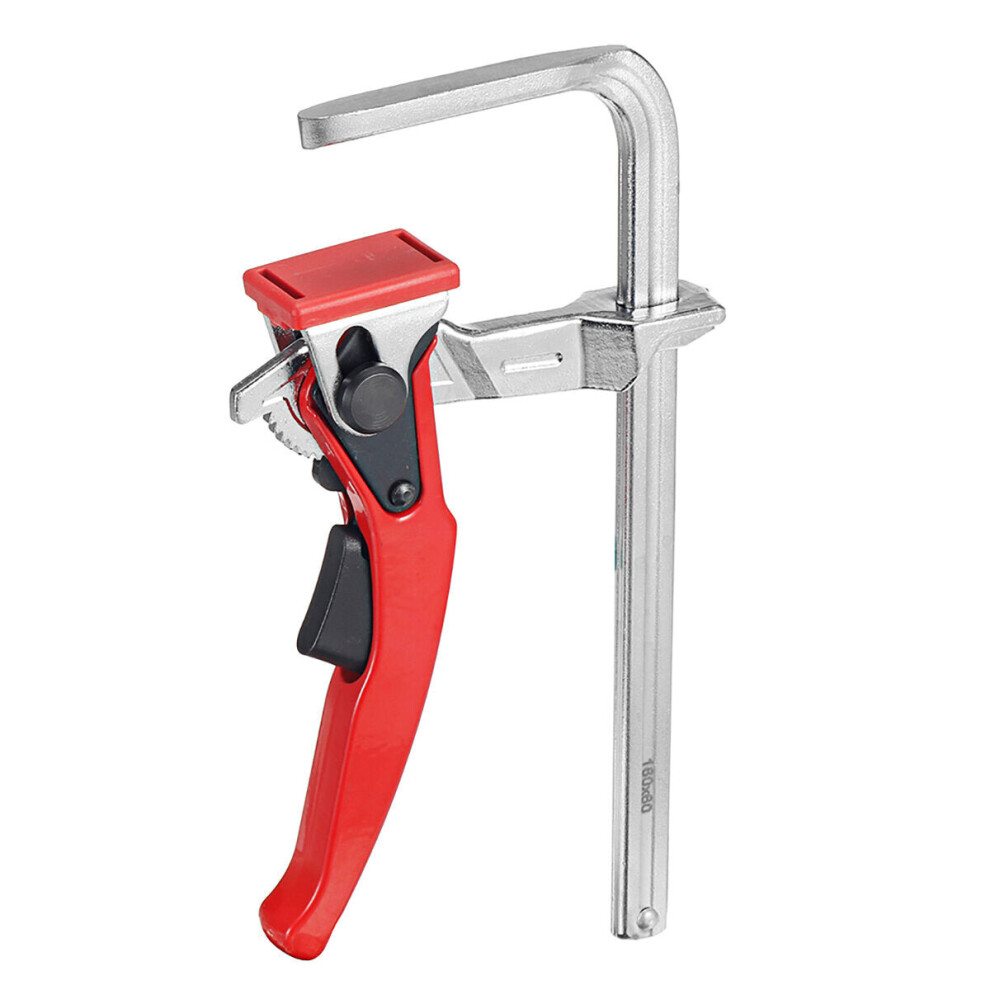 (60Mm) 160Mm Quick Guide Rail Clamp Adjustable Ratchet Fast F Fixed Clamp Carpenter Woodworking Diy Tool 1138392142288