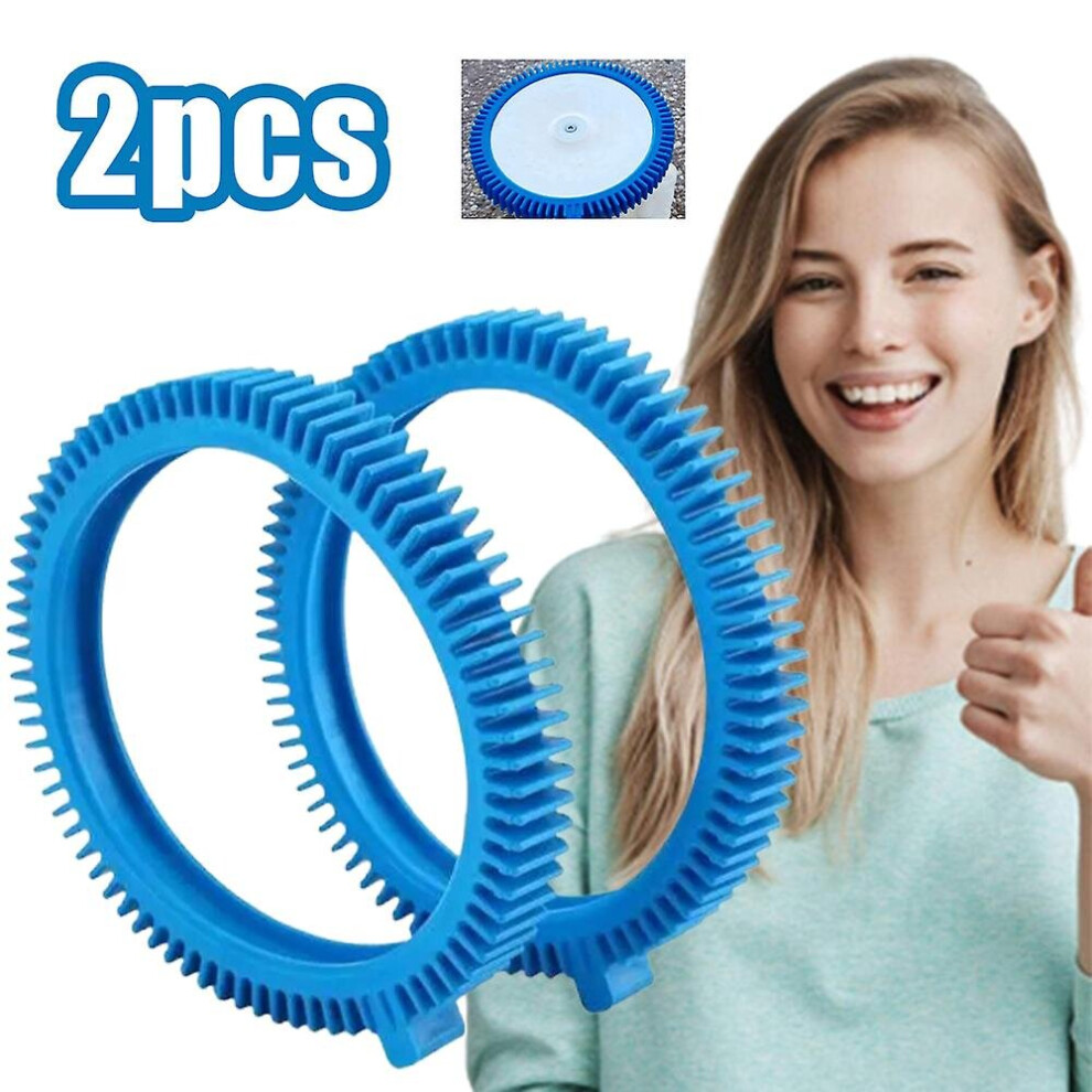 2pcs Replacement Front Tires With Super Hump Replacement For Poolvergnuegen And Hayward Pool Cleaners