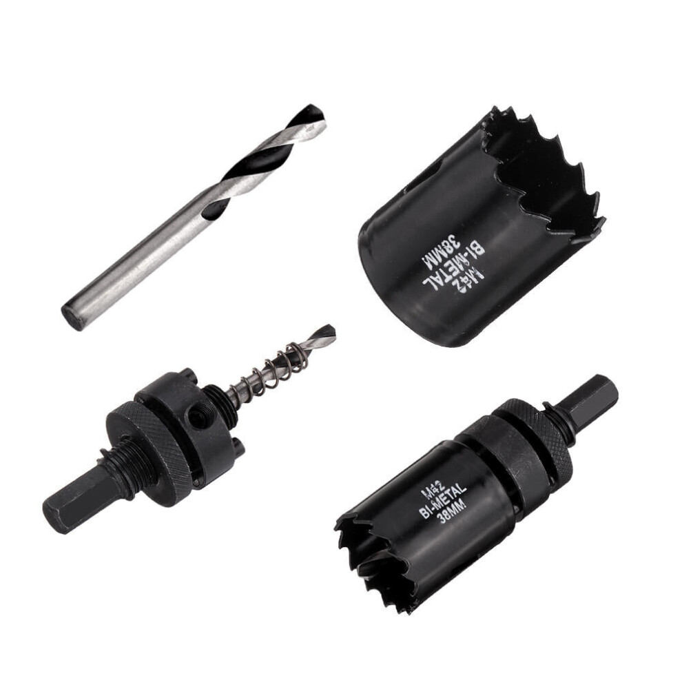 (71Mm) Hss Bi-Metal Hole Saw Cutter Drilling Tool Arbor Pilot Drill For Aluminum Iron Wood 1138392175392