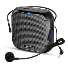 Rolton Portable Voice Amplifier, Megaphone Booster With Microphone Loudspeaker Personal Pa System F