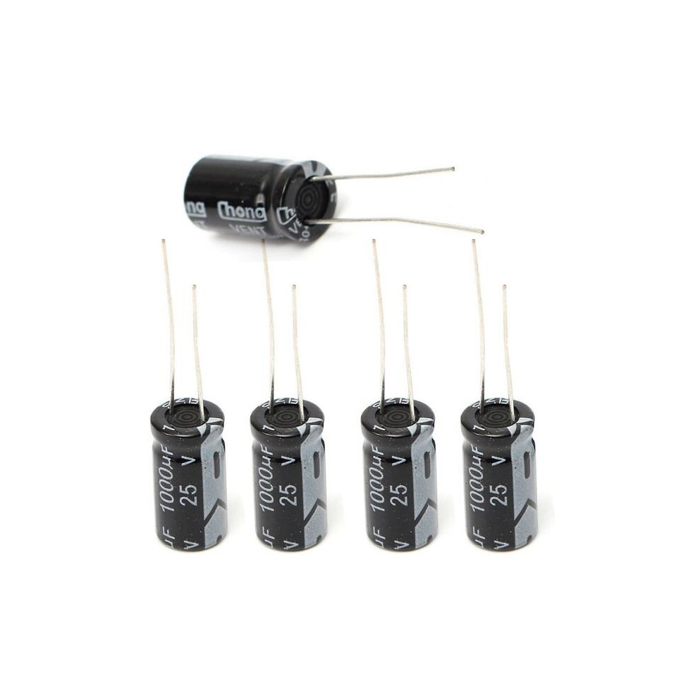 400Pcs 1000Uf 25V Radial Electrolytic Capacitor 10 X 17Mm 105C 711331365071