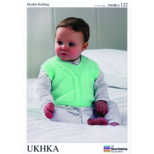UKHKA Knitting Pattern 122 Baby Sweaters