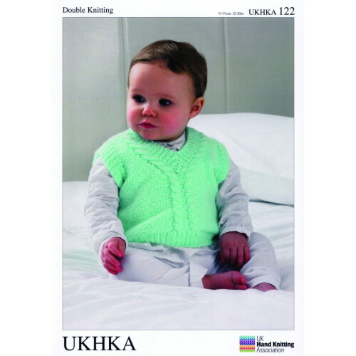 UKHKA Knitting Pattern 122 Baby Sweaters