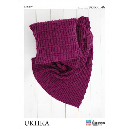 UKHKA Knitting Pattern 146  Blankets, Cushions