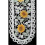 H8710-E Sunflower Round Doily, 16 in. 1