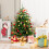 Costway 4.5FT Pre-lit Christmas Tree 8 Lighting Modes Folding Metal Stand Xmas 6