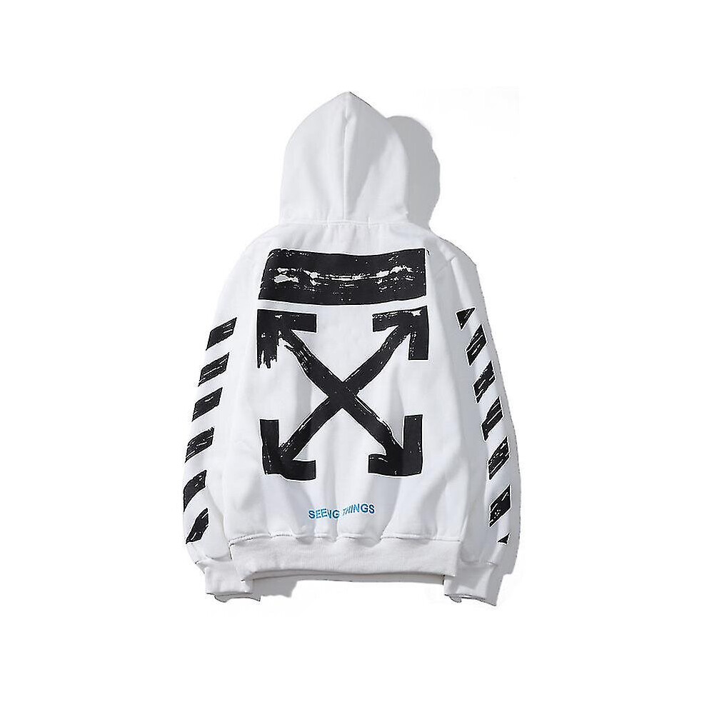 Off white sweatshirt seeing things online