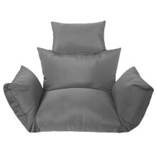 (Grey) Hammock Chair Cushions Swinging Garden Outdoor Soft Cushions Seat for Home Supplies