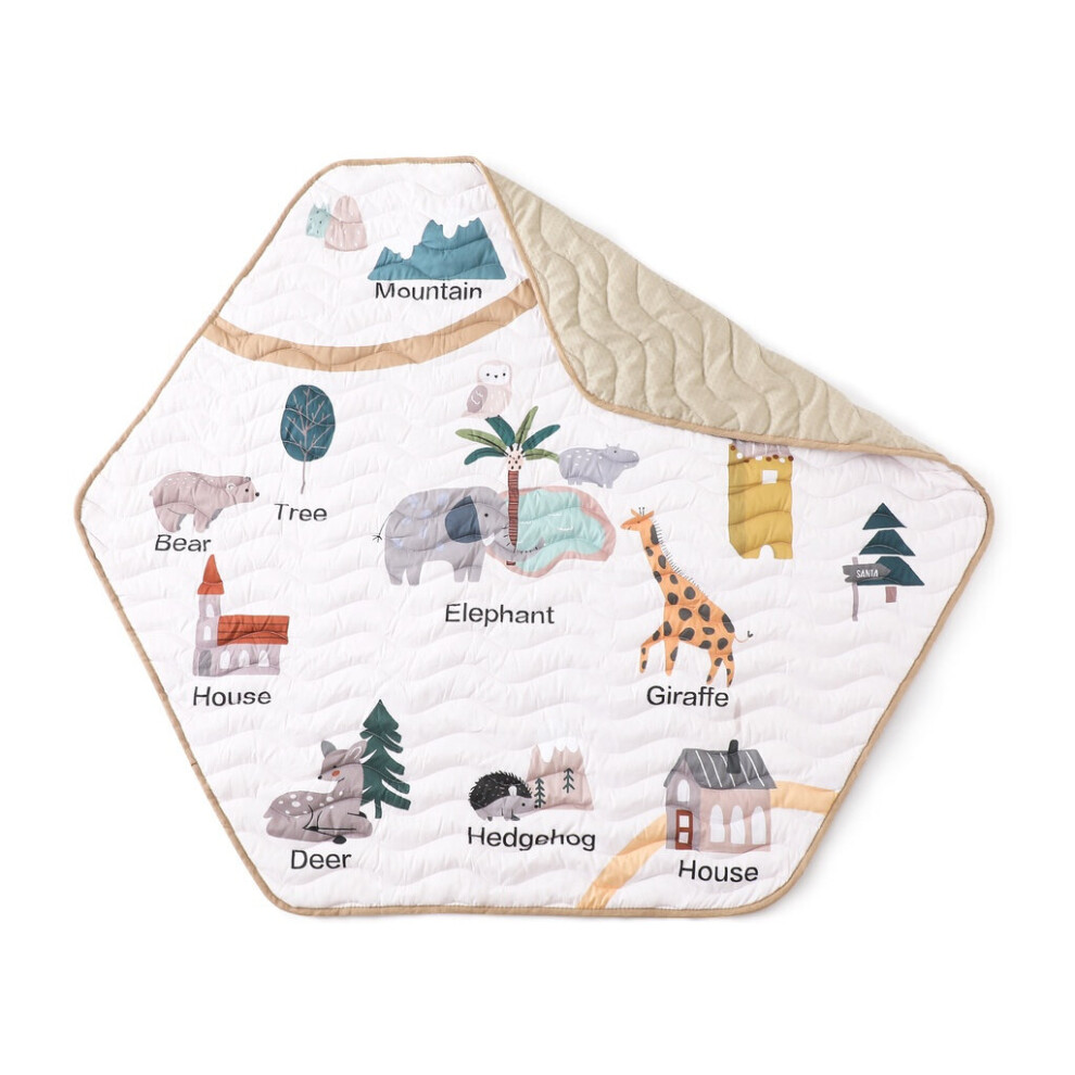 Skin Friendly Non Slip Childrens Crawling Carpet Fabric Soft Baby Game Pad Play Mat
