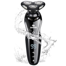 Cordless 4D Electric Shavers Dry Wet Waterproof Rotary Shaver