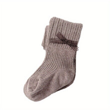 Baby Girls Kids Bowknot Pantyhose Knitted Mesh Breathable Comfy Leggings Tights Childrens Leggings For Spring Autumn Winter