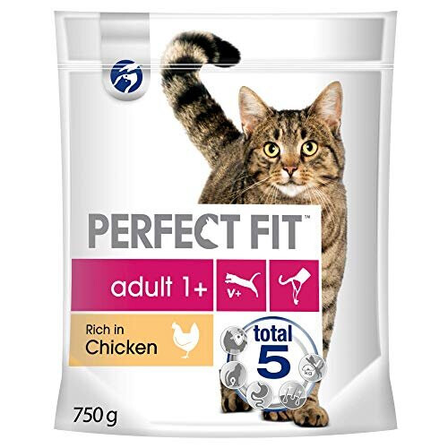 Perfect Fit Perfect Fit Adult 1+ - Complete Dry Food for Adult Cats from 1 Year Old, Rich in Chicken, Pack of 1