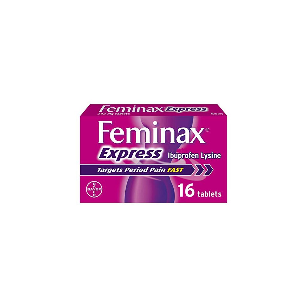Feminax Express With Ibuprofen And Lysine - 342 Mg X 16 Tablets
