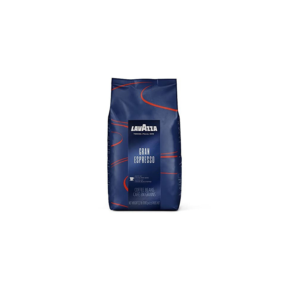 Lavazza Coffee Grand Espresso, Whole Beans, 1000G Cream