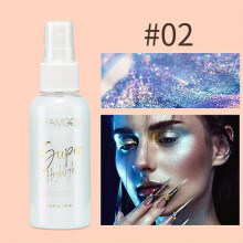 Body Highlight Spray With Fine Shimmer Dazzling Golden Colors Body Glitter Paint For Stage Performances Polarized Light Effect Suitable For Festive Oc