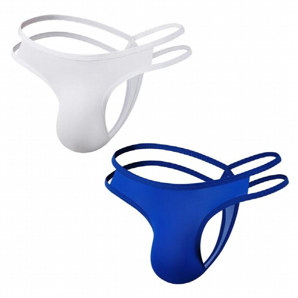 2pcs Sexy Thong Panties Erotic Comfortable Underwear Sissy Panties For Men Jockstrap Pouch Mens Thongs and G Strings Chastity