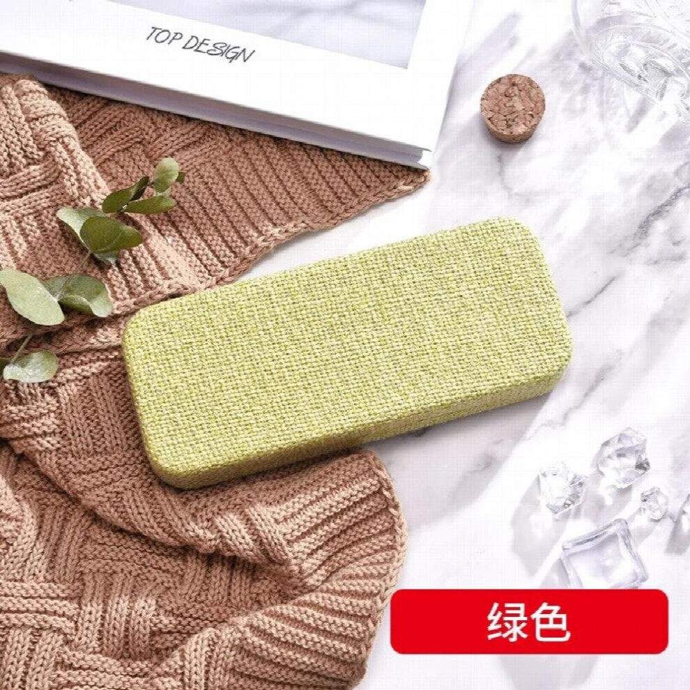 Portable Square Glasses Box Linen Eyewear Case Optical Storage Glasses Case for Men Women Anti-stress Sunglasses Storage Case