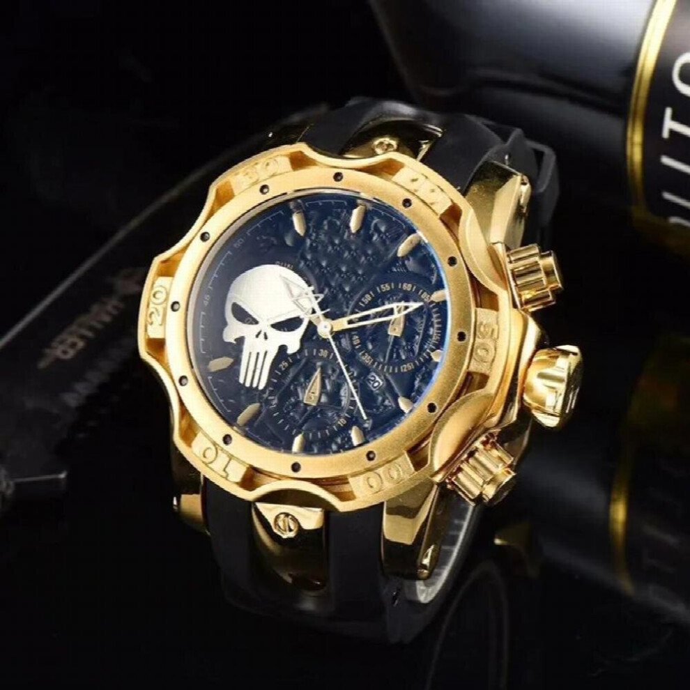 Undefeated Mens Wirstwatch Quartz 52Mm Large Dial Invincible Watch Invicto Reloj De Hombre For Multicoloured