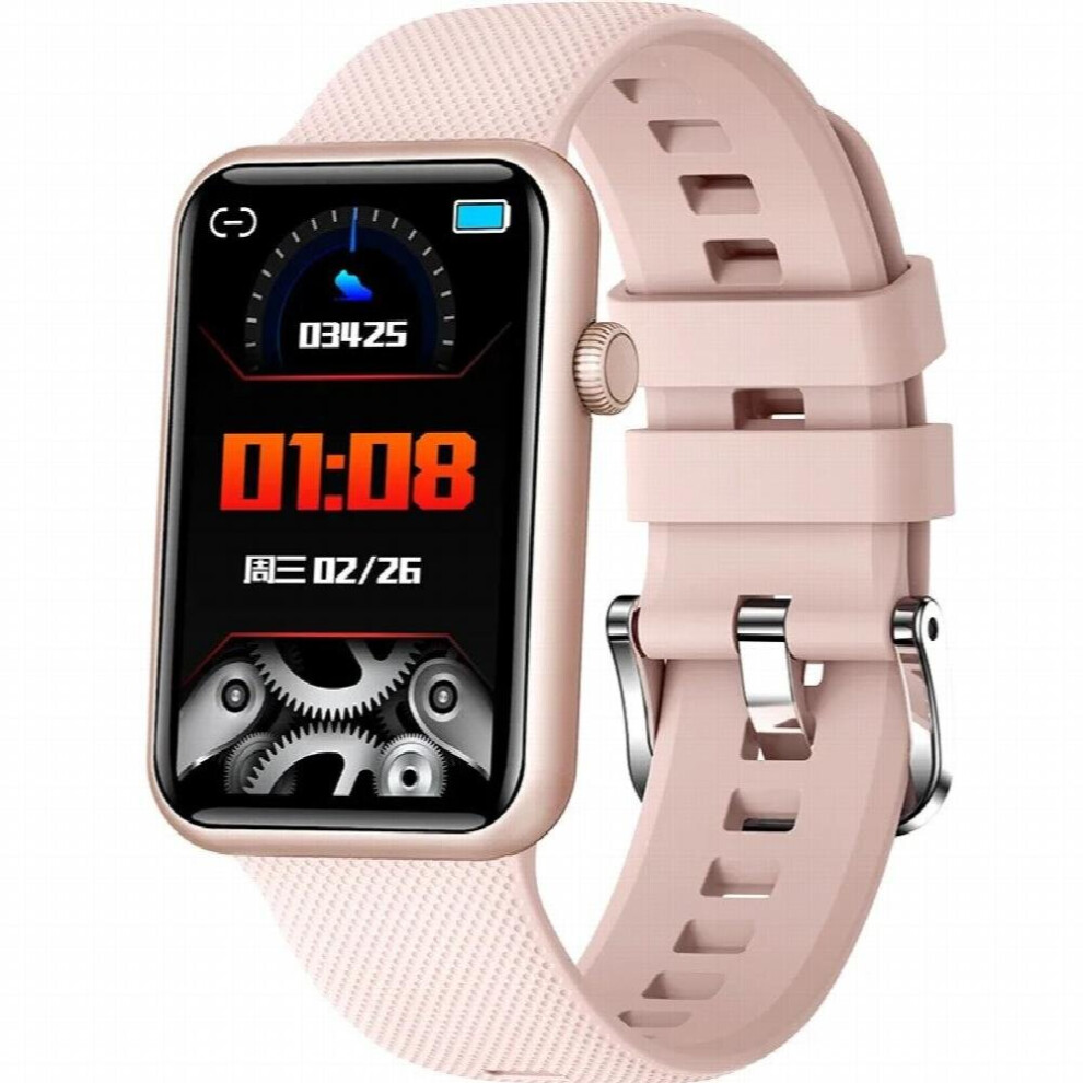 Smart Watch Waterproof Smartwatch Compatible Bluetooth Men Women Fitness Tracker Wristwatch With Heart Rate Monitor Multicoloured 885653203745