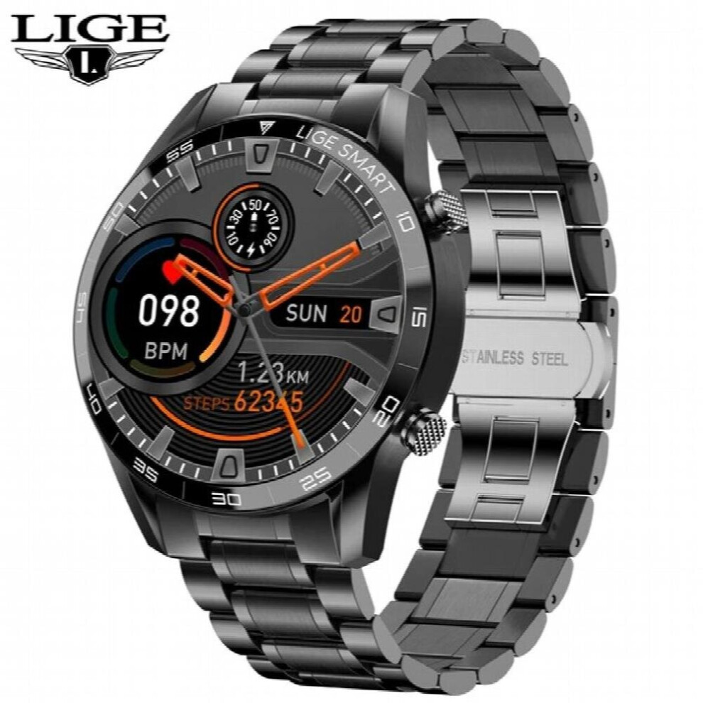 Bw0189 Lige Smart Watch For Men - Bluetooth Call, Ip67 Waterproof, Android/Ios Fitness Tracker, Sports Smartwatch, Relojes Multicoloured