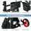 Casart 3 Wheels Golf Push Cart Golf Pull Trolley 4 Height Positions W/ Umbrella Holder 7