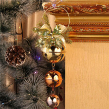 (Gold bell) Christmas Tree Decoration Window Party Decoration Props for Indoor Outdoor