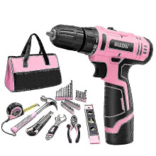 (battery) 21v Rechargeable Dual Speed Electric Drill Set, Flashlight, Pistol Drill, Electric Screwdriver, Tool, Lithium Electric Drill-o