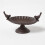 Homescapes Homescapes Decorative Birds Scalloped Oval Bird Bath Cast Iron 1