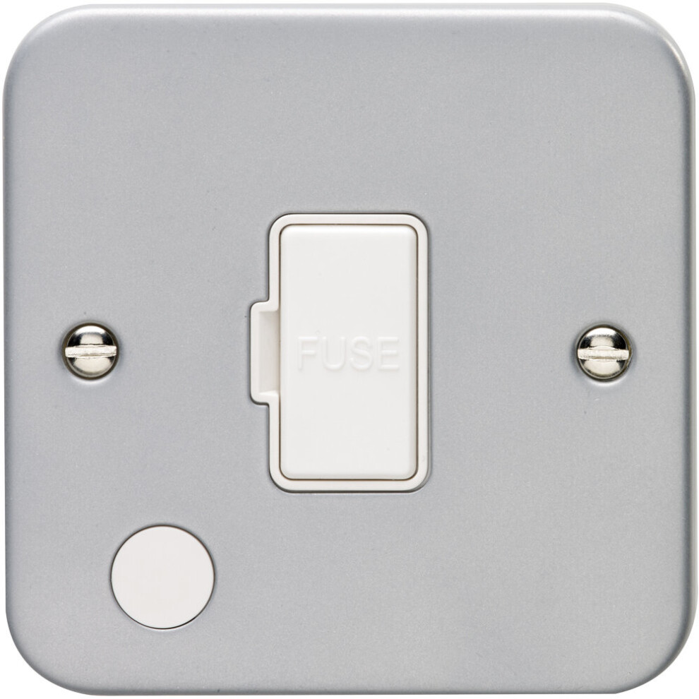 Loops 13A Dp Unswitched Fuse Spur & Flex Outlet Heavy Duty Metal Clad Mains Isolation