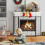 Costway 3-Panel Folding Fireplace Screen Spark Guard W/ Mesh Pattern 132 x 79 CM 7