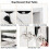 Casart Indoor Dog Crate End Table Dog Kennel w/ Drawer & Wireless Charging 4