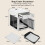 Casart Indoor Dog Crate End Table Dog Kennel w/ Drawer & Wireless Charging 5