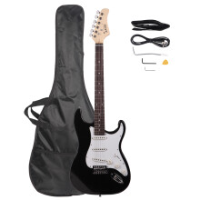 GST Rosewood Fingerboard Electric Guitar +Bag Shoulder Strap Pick Cord