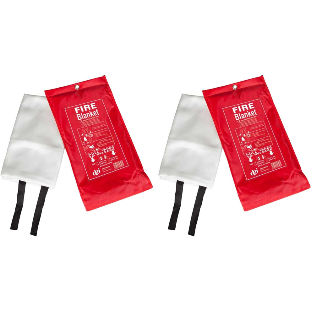 (Pack of 2) KAV Fire Blanket Fire Extinguisher Home Equipment