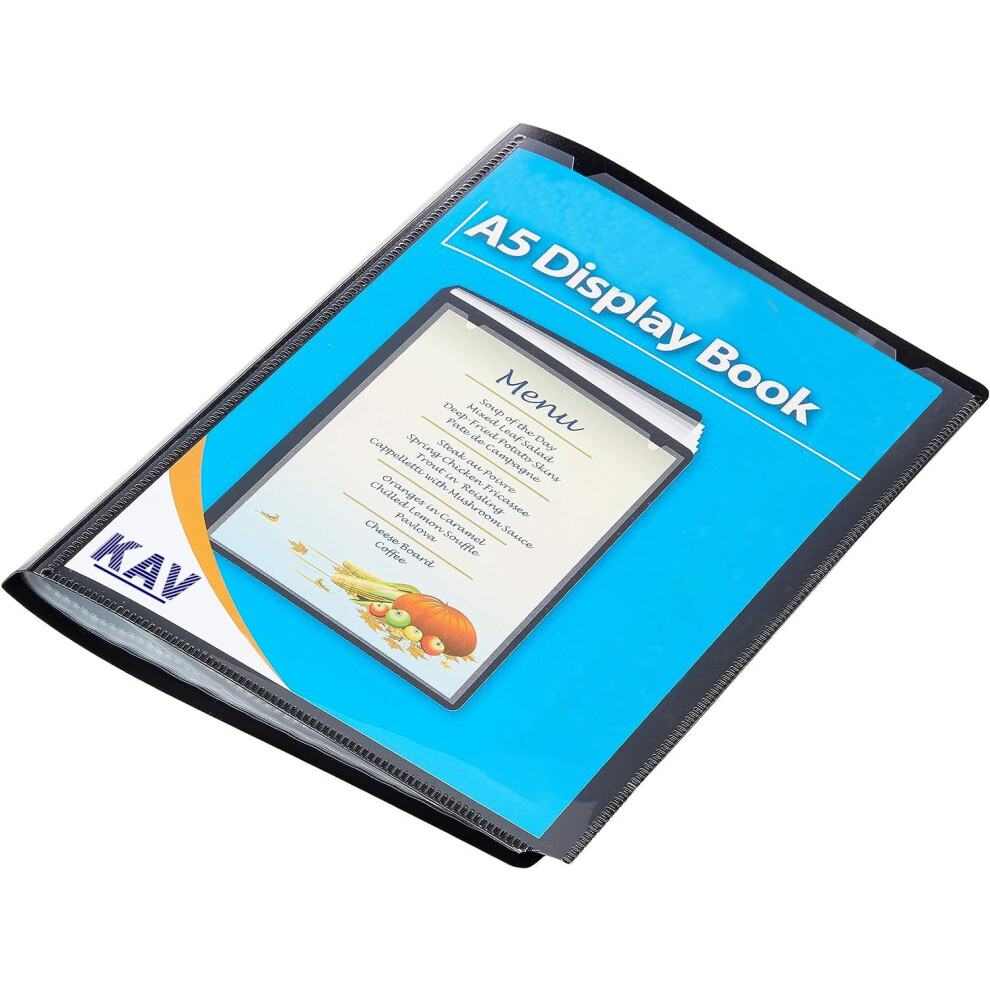 (A5 40 Pocket Pack of 1) KAV Classic A4 and A5 Presentation Display Book