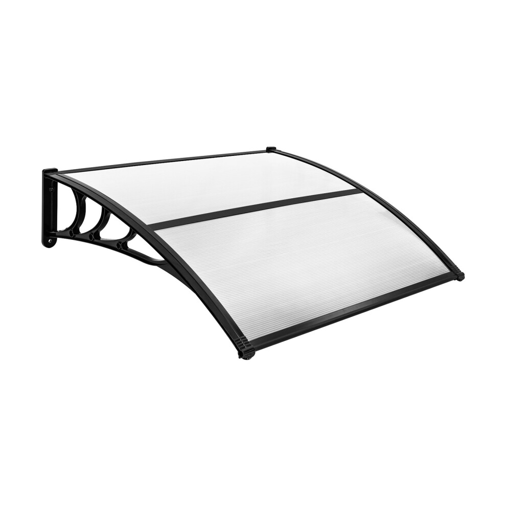 122 x 98 cm Window Door Awning Canopy Sunlight Shelter W/ PC Cover