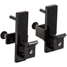 GYM MASTER Pair of GM3 Roller J-Cup Hooks with UHMW Protection