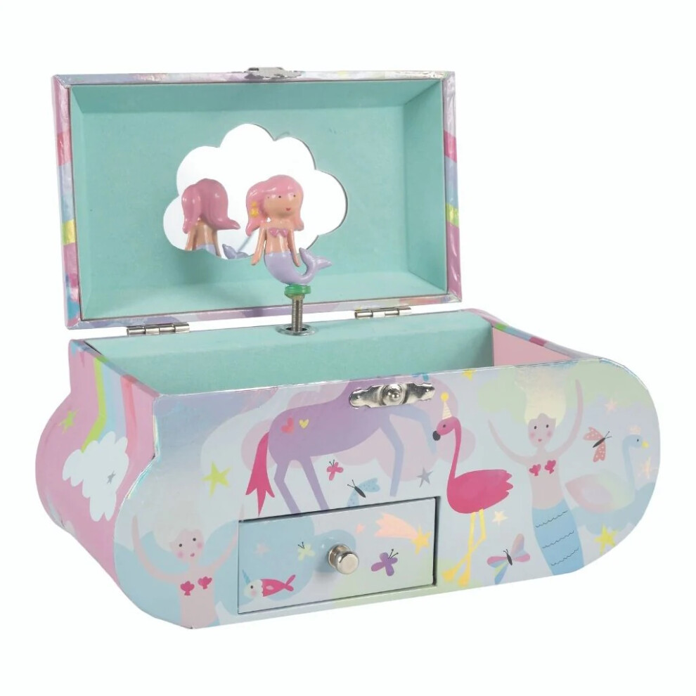Jewellery Box Musical Kids Floss & Rock Children Mermaid Fantasy Cloud