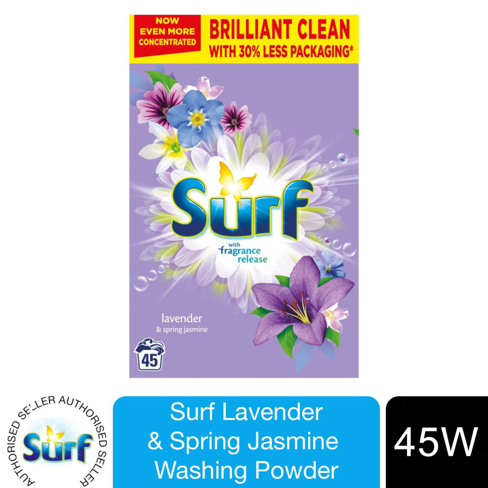 Surf Lavender & Spring Jasmine Laundry Powder 2.25kg, 45 Washes