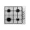 PRCHFFJ60 - 60CM - STAINLESS STEEL GAS HOB- LPG CONVERTABLE 1