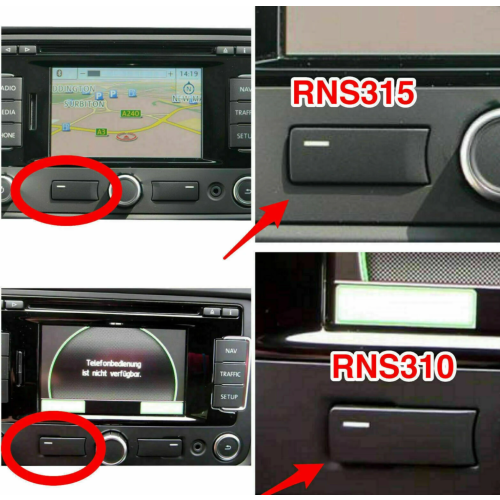 VW 2020 UK, WEST EUROPE SD Map Update for system AZ - RNS315 / RNS-315 2