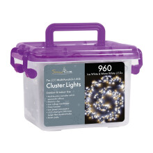 960 Cluster lights - Ice/Warm white mixed