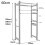 (60 x 226cm) GYM MASTER GM3 Power Rack 8