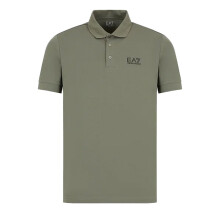 (Green, L) Emporio Armani EA7 8NPF04 PJM6Z Mens Polo T Shirts